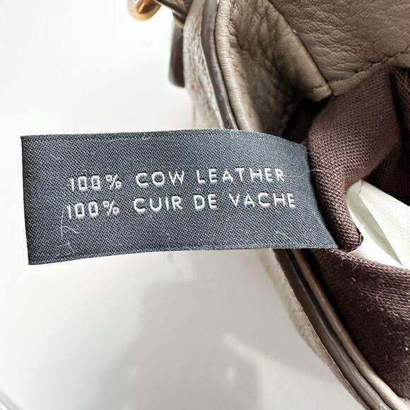 Marc by Marc Jacobs Natasha Leather Crossbody Bag Taupe - Picture 11 of 13